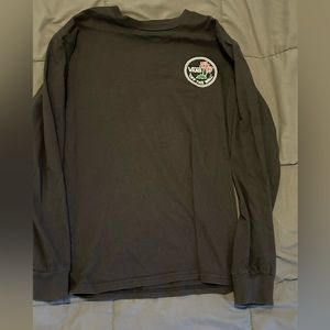 Black vans t Shirt with roses size: men’s small
